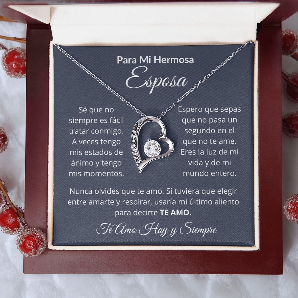Esposa | Collar Forever Love - Navy