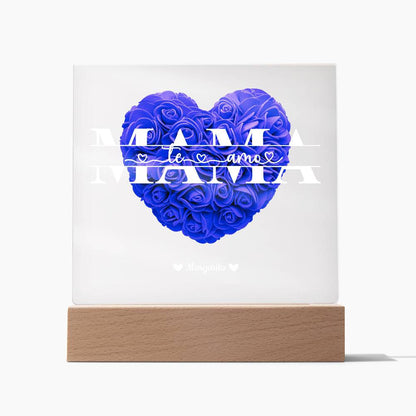 Mamá | Placa de Acrílico Cuadrada