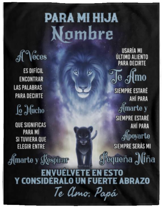 Hija ( León Azul 2) Personalizada Manta