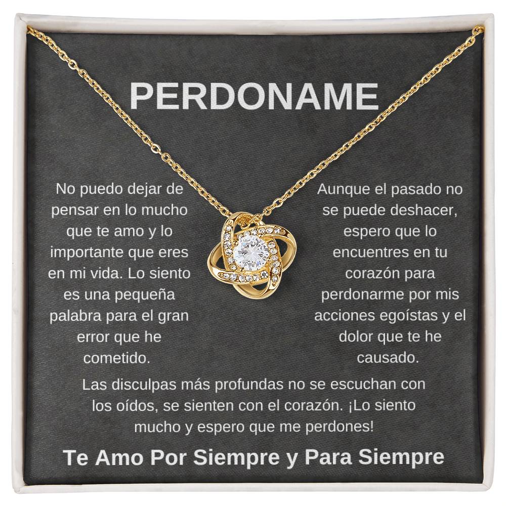Perdoname | Collar Love Knot