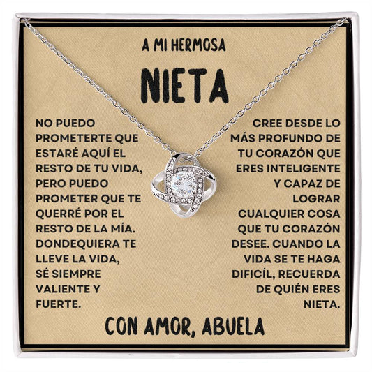 Mi Nieta-Tan (Abuela) | Collar Love Knot