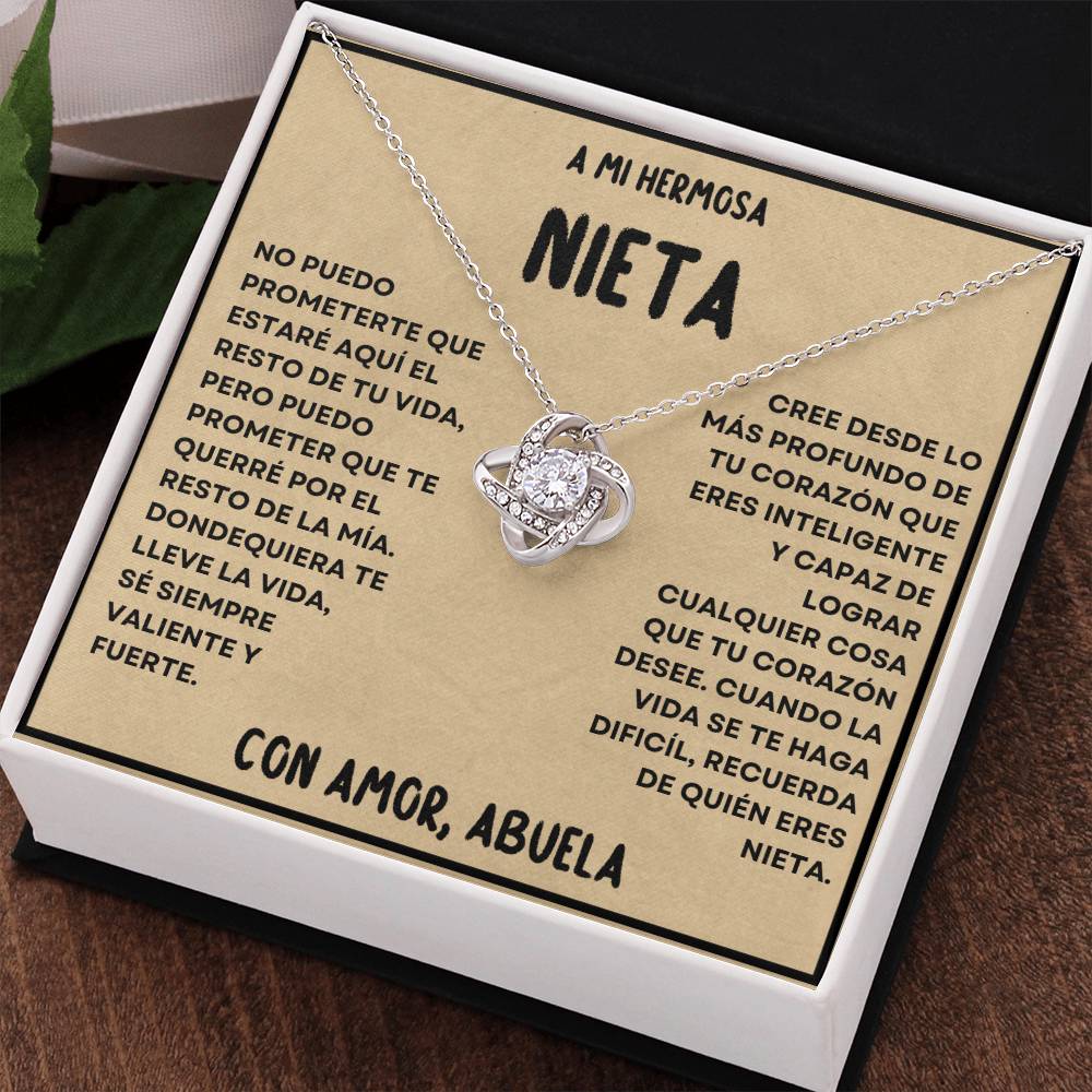 Mi Nieta-Tan (Abuela) | Collar Love Knot