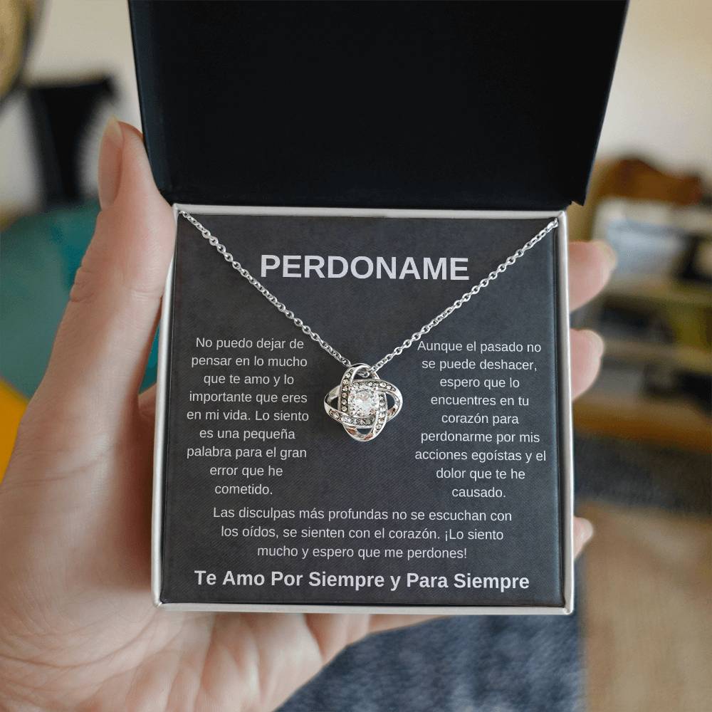 Perdoname | Collar Love Knot