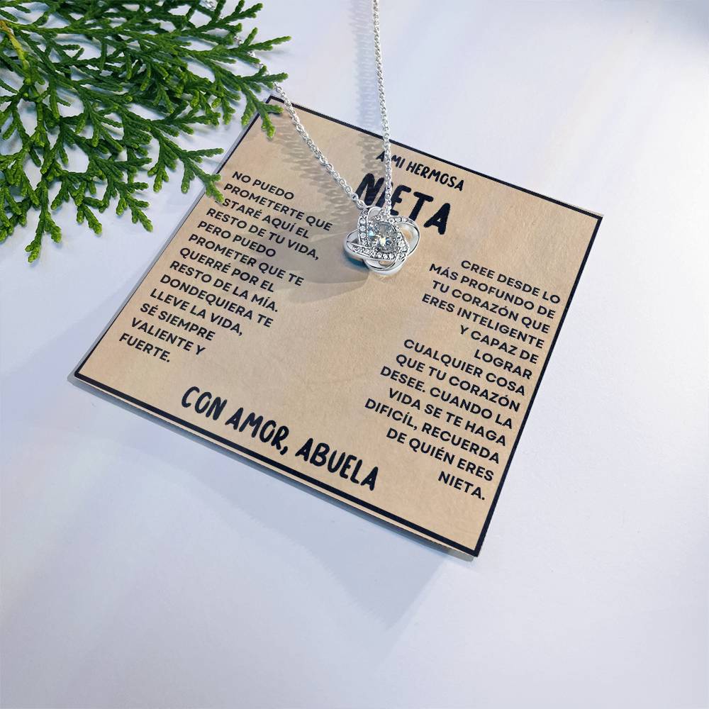 Mi Nieta-Tan (Abuela) | Collar Love Knot