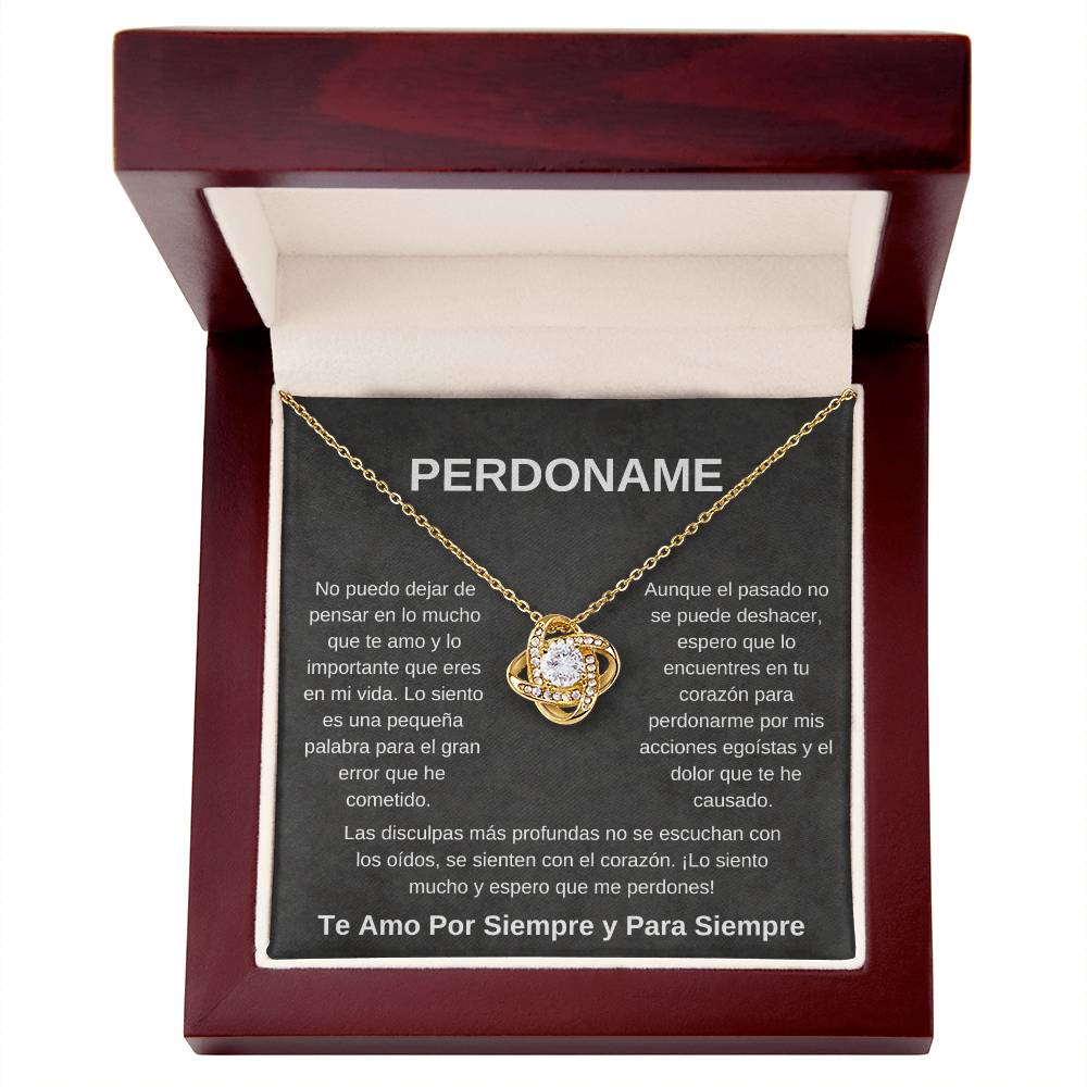 Perdoname | Collar Love Knot