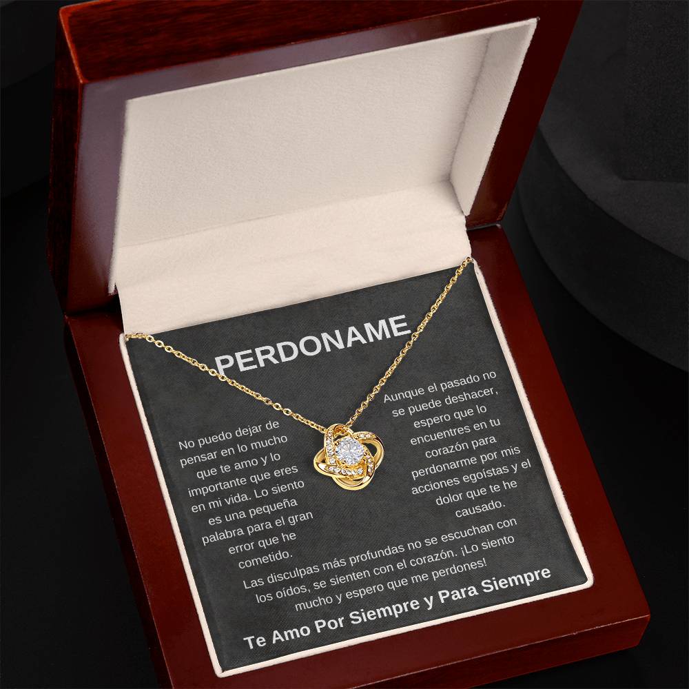 Perdoname | Collar Love Knot