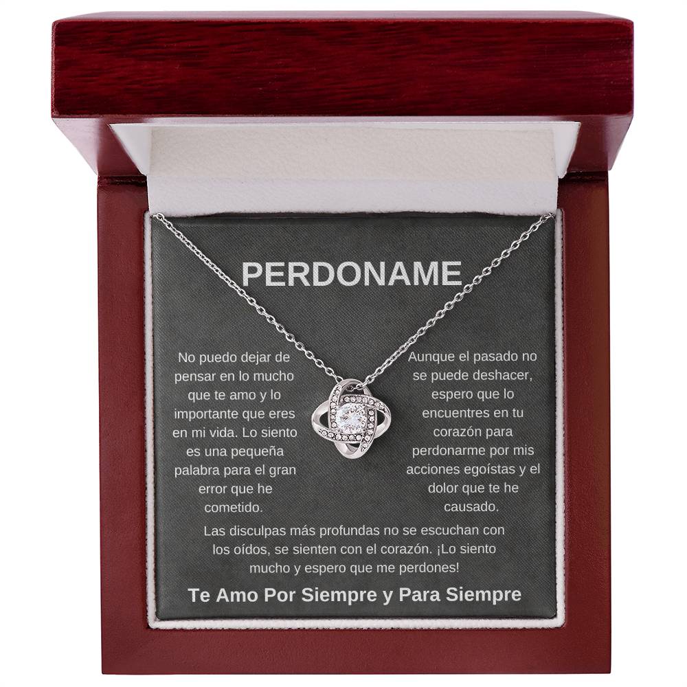 Perdoname | Collar Love Knot