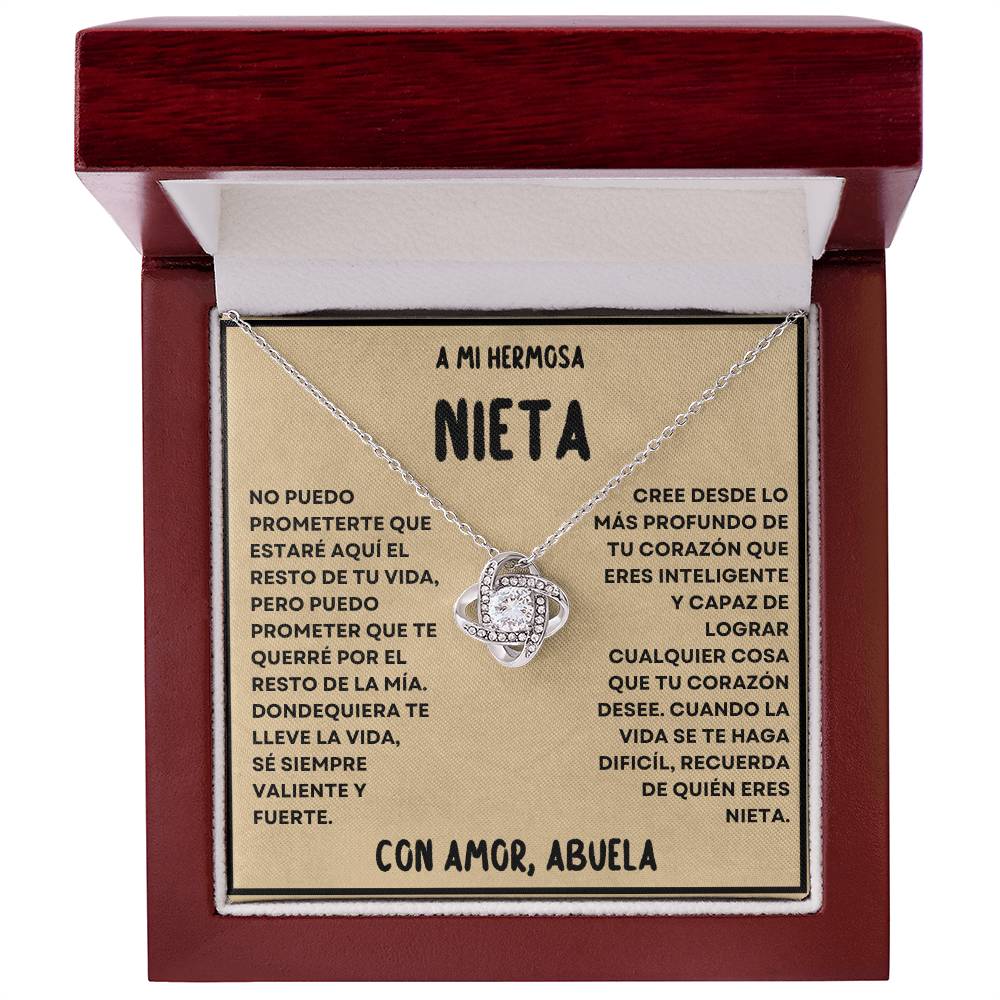 Mi Nieta-Tan (Abuela) | Collar Love Knot