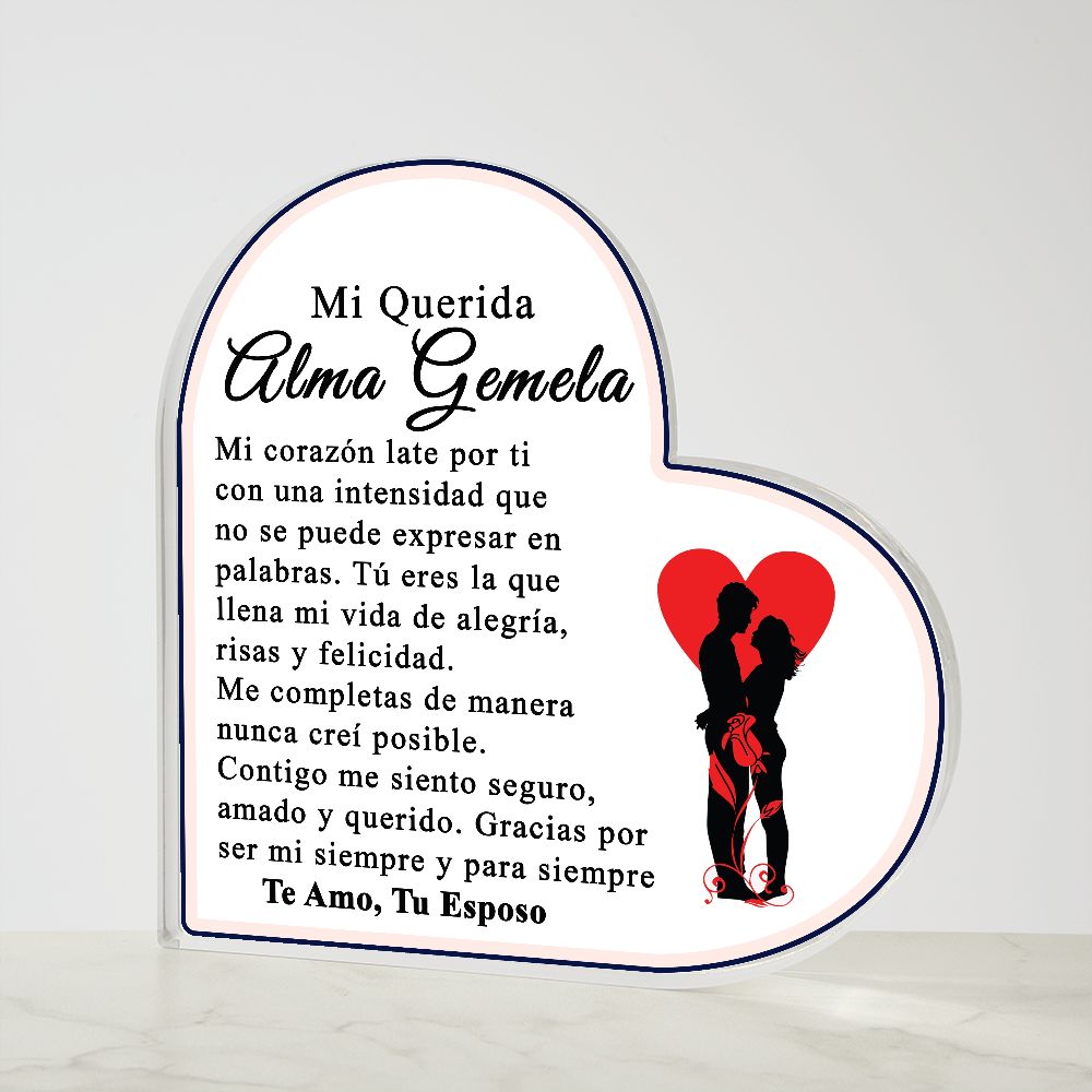 Soulmate - Heart Plaque