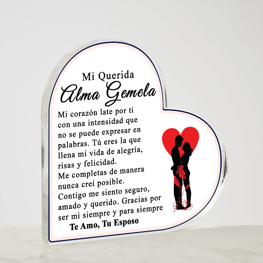 Soulmate - Heart Plaque