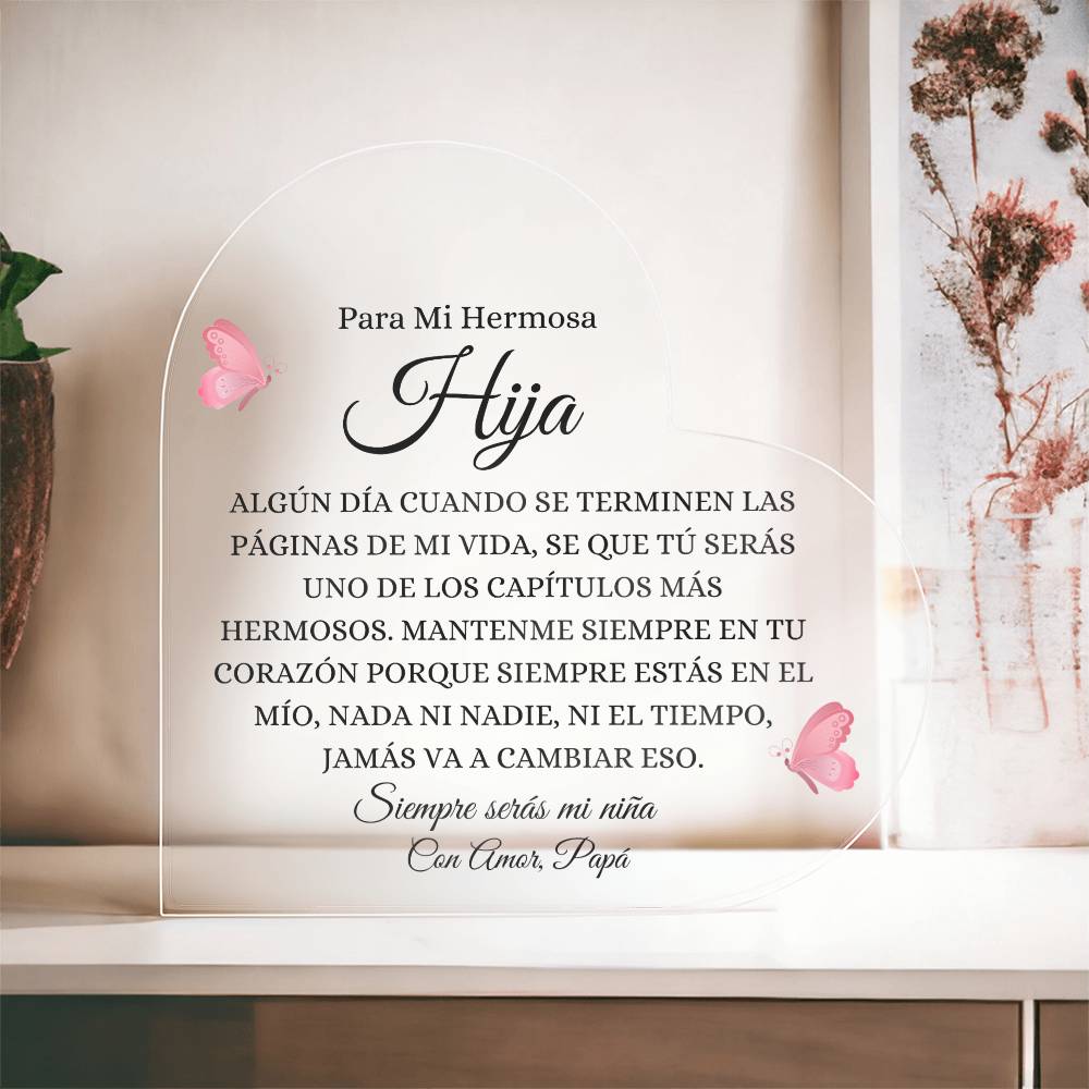 Mi Hermosa Hija | Place de Corazón