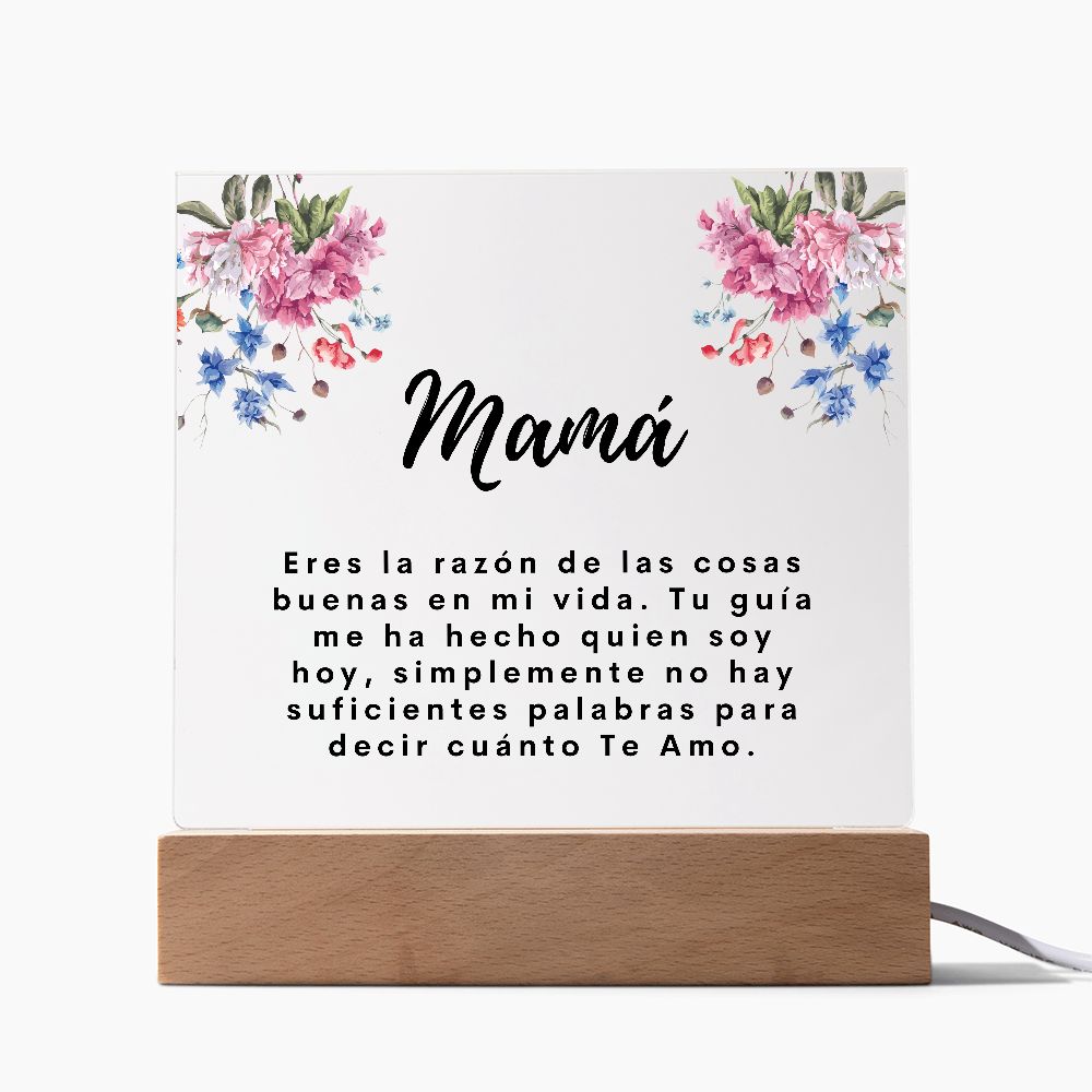Mamá - Placa de Acrílico