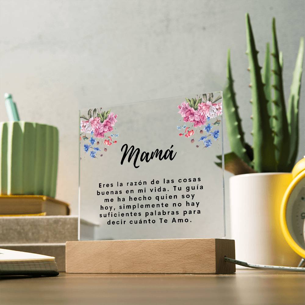 Mamá - Placa de Acrílico