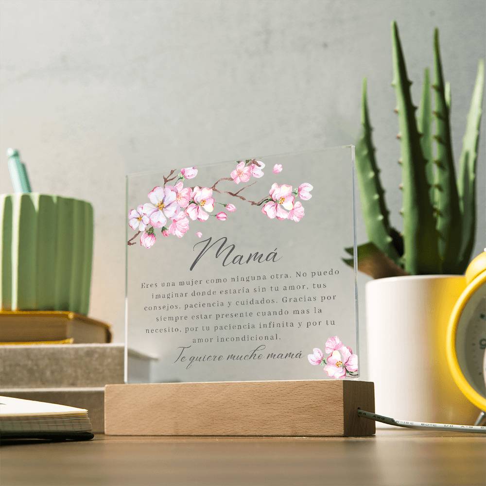 Mamá (Cherry Blossom) - Placa de Acrílico