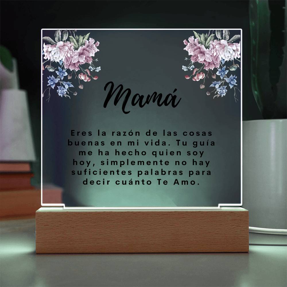 Mamá - Placa de Acrílico