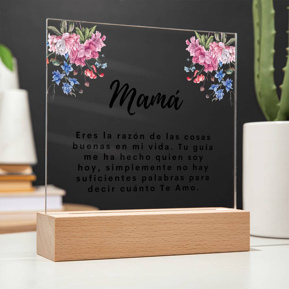 Mamá - Placa de Acrílico