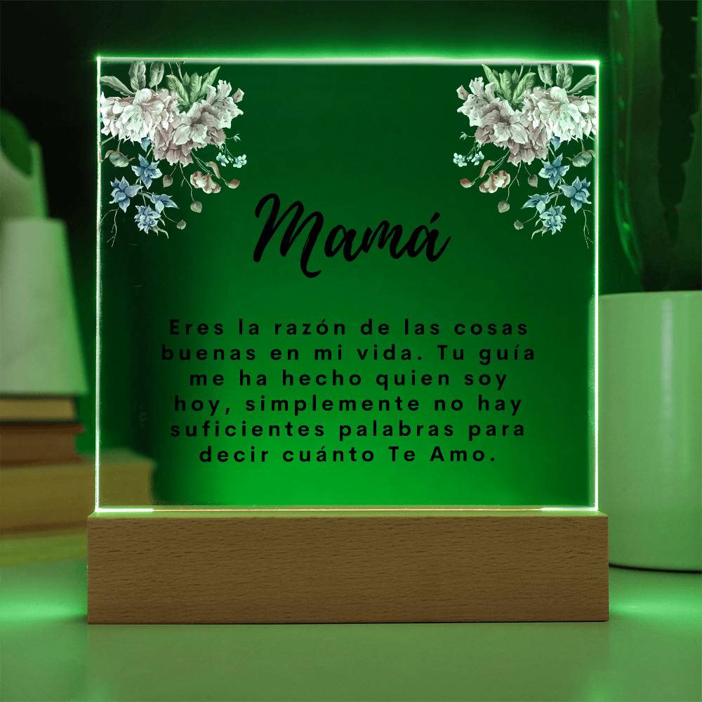 Mamá - Placa de Acrílico