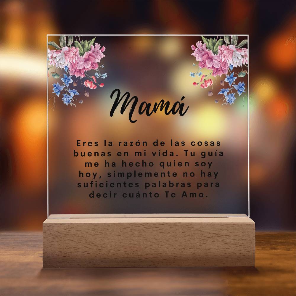 Mamá - Placa de Acrílico