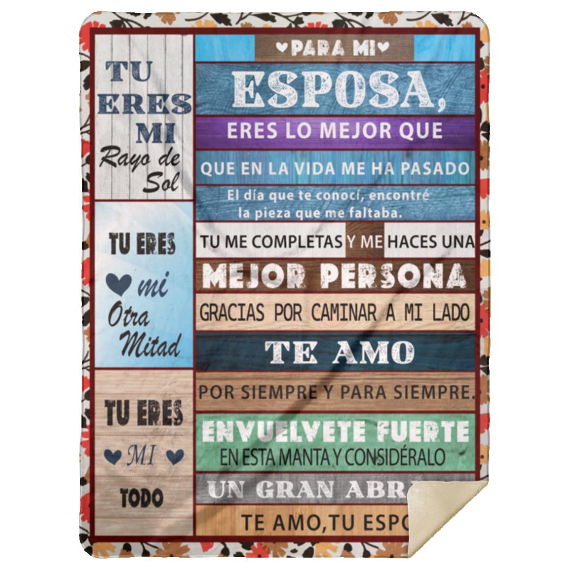 Esposa (Madera) Manta