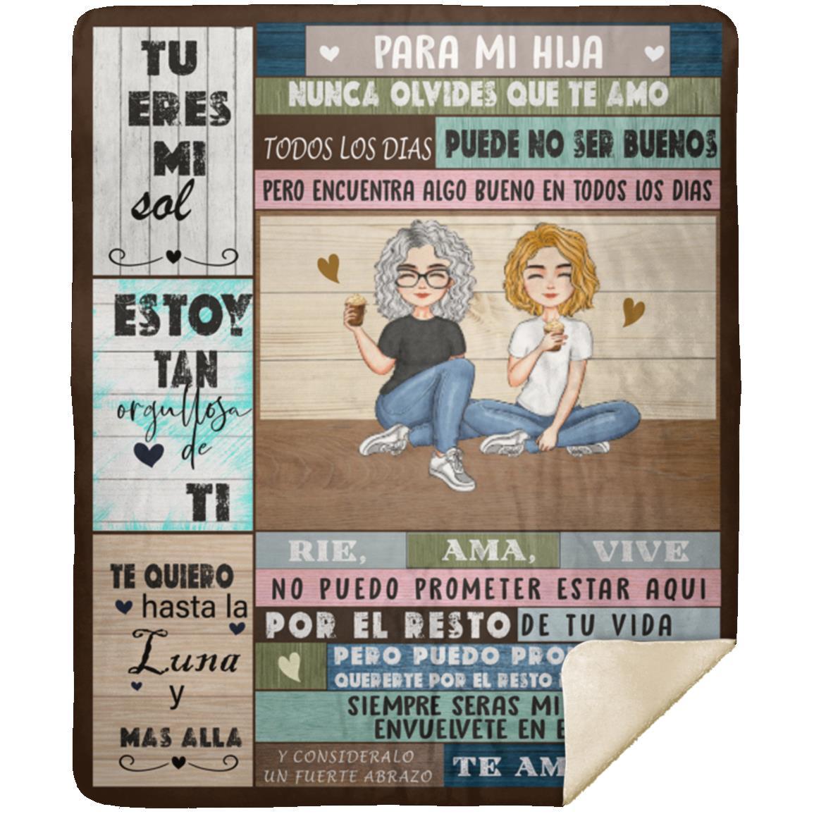 Mi Hija (Madera) Manta