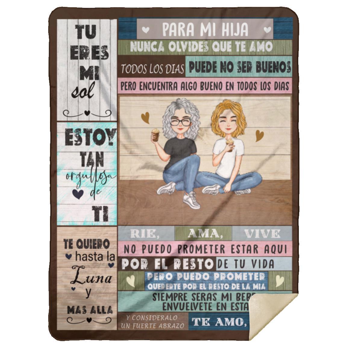 Mi Hija (Madera) Manta