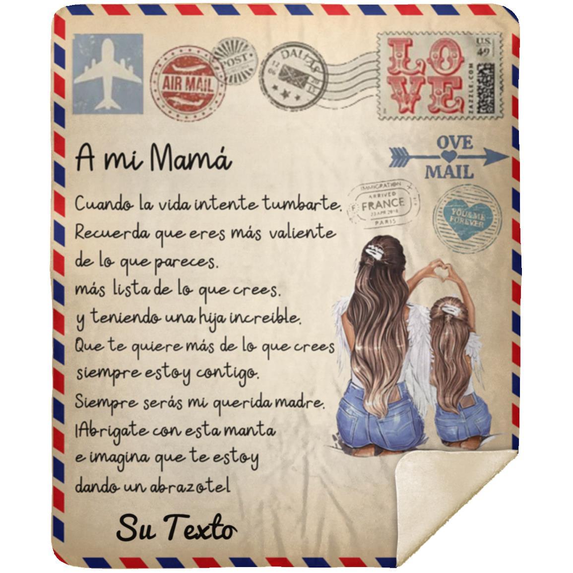 A Mi Mamá (Personalizado) Manta