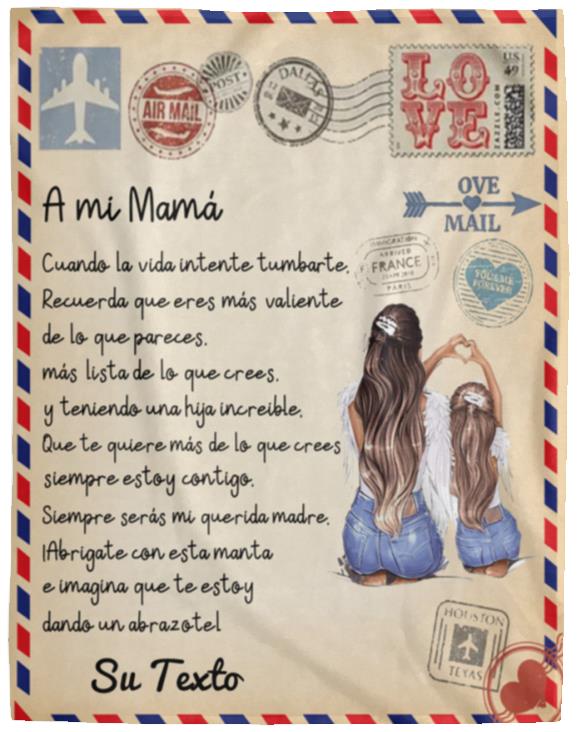 A Mi Mamá (Personalizado) Manta