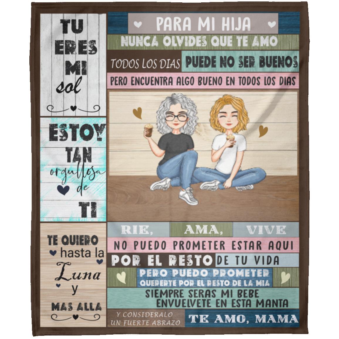 Mi Hija (Madera) Manta