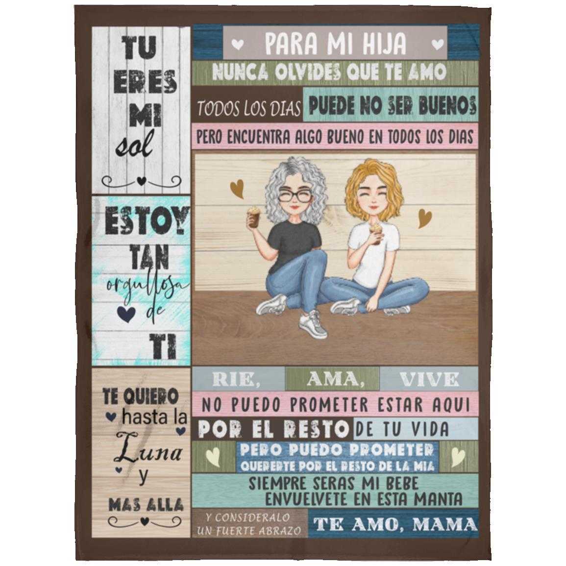 Mi Hija (Madera) Manta