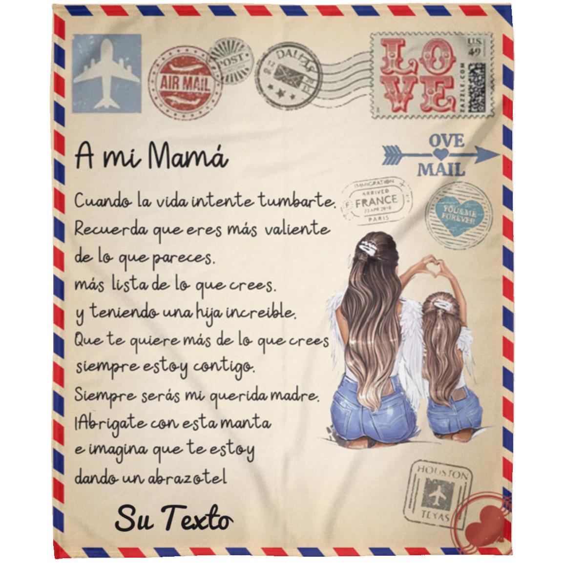 A Mi Mamá (Personalizado) Manta