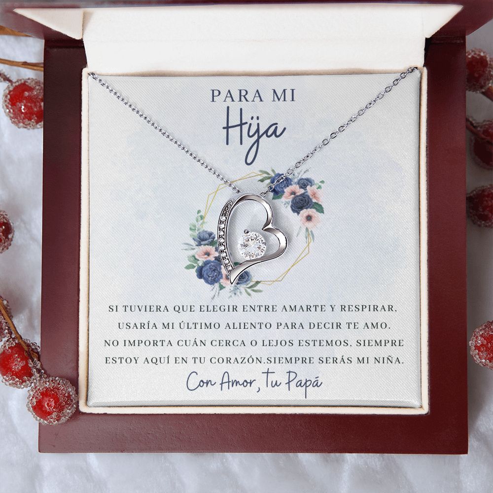 Mi Hija | Collar Forever Love - Azul