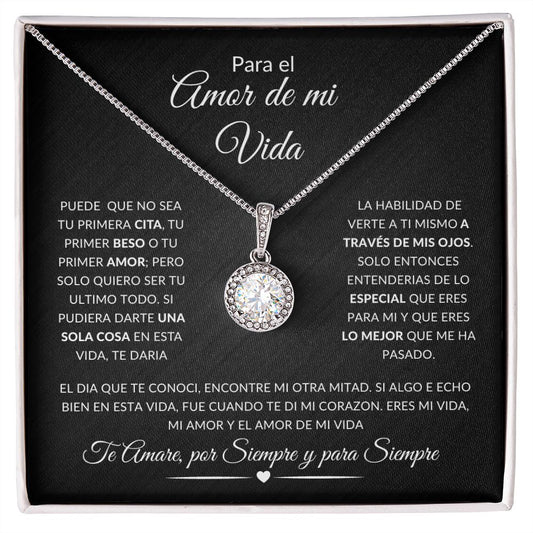 The Love of My Life | Eternal Hope Necklace - Blk