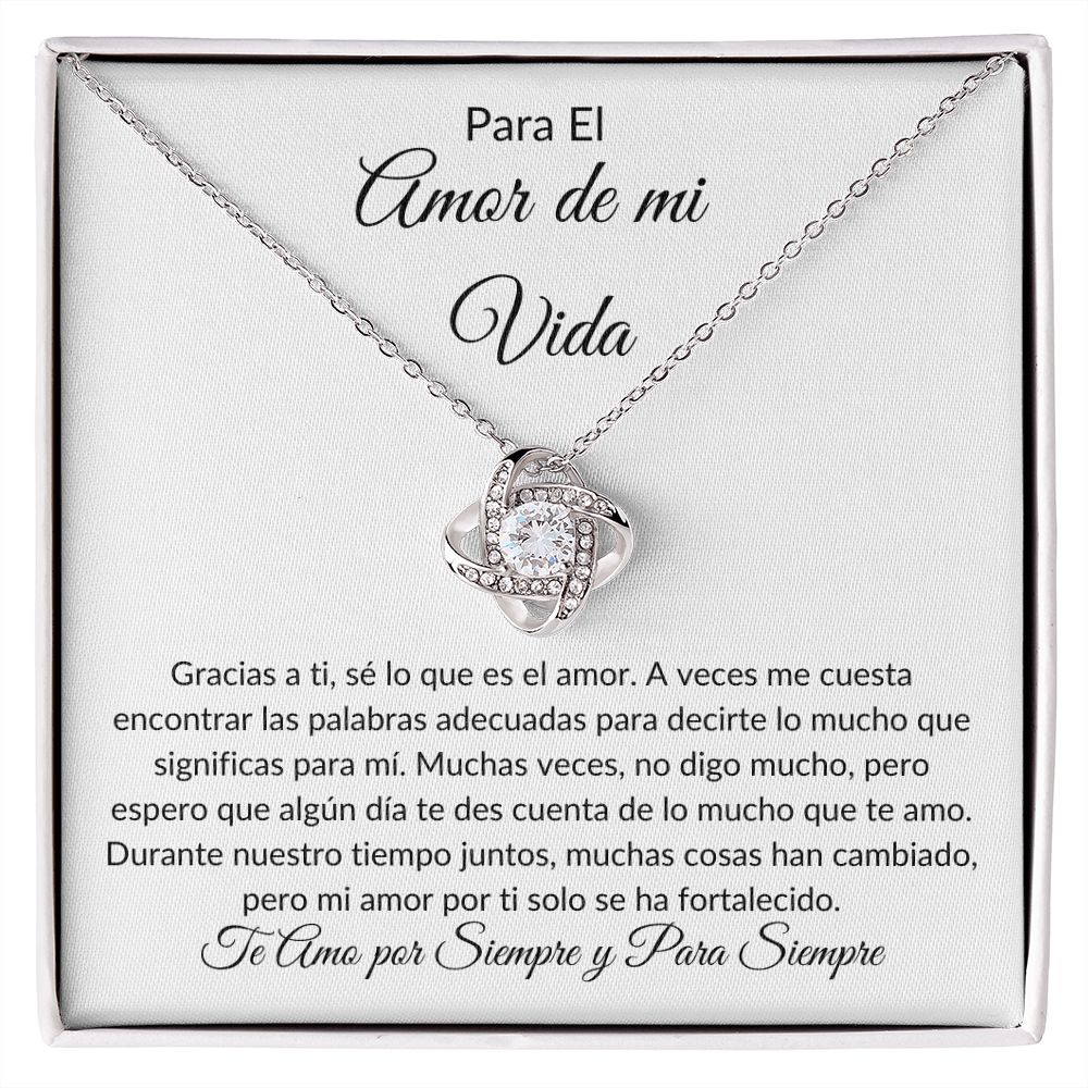 El Amor de mi Vida | Collar Love Knot