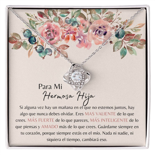 Hermosa Hija | Collar Love Knot