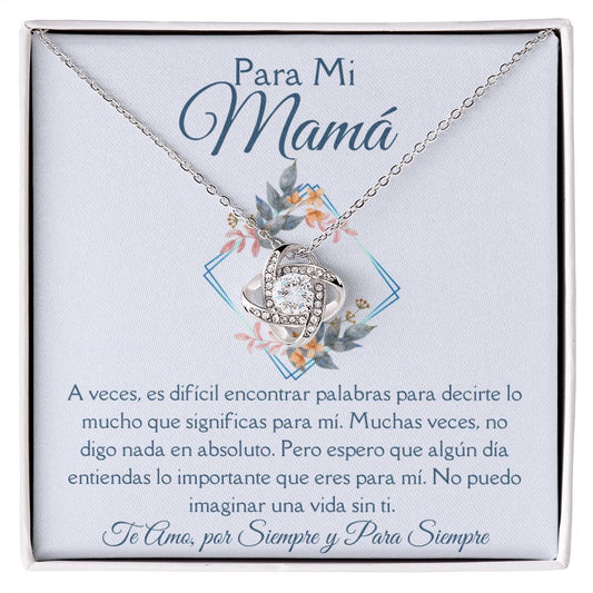 Para Mi Mamá | Collar Love Knot