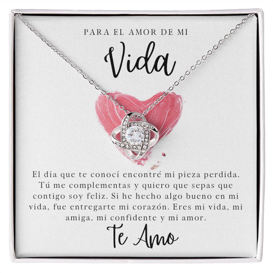 The Love of My Life | Love Knot Necklace - Heart 