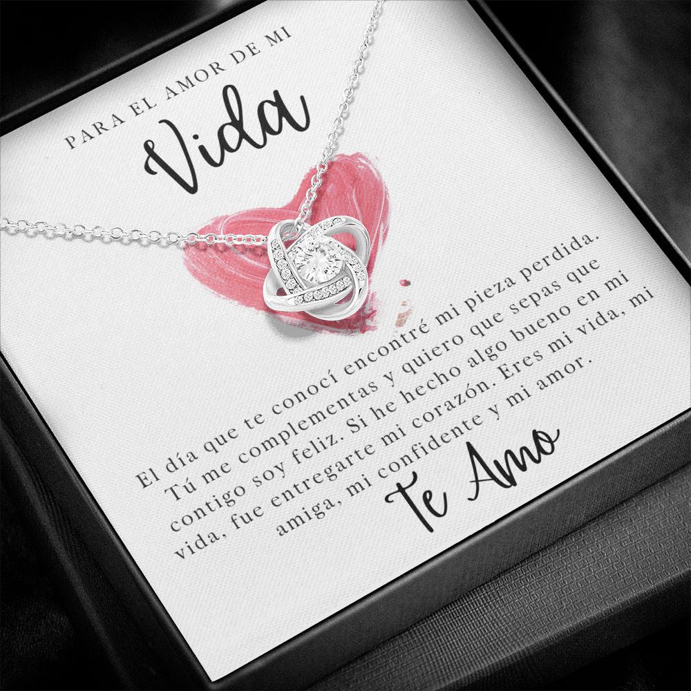 El Amor de mi Vida | Collar Love Knot - Corazón