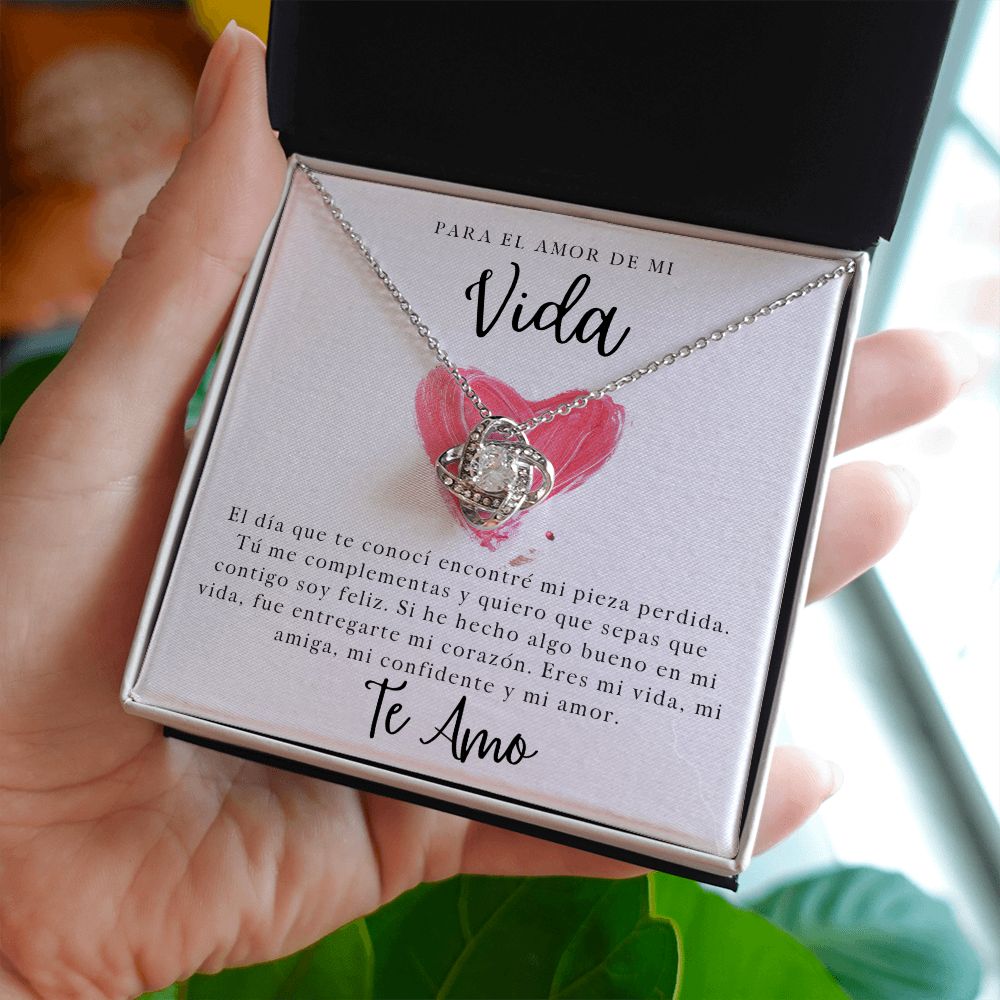 El Amor de mi Vida | Collar Love Knot - Corazón