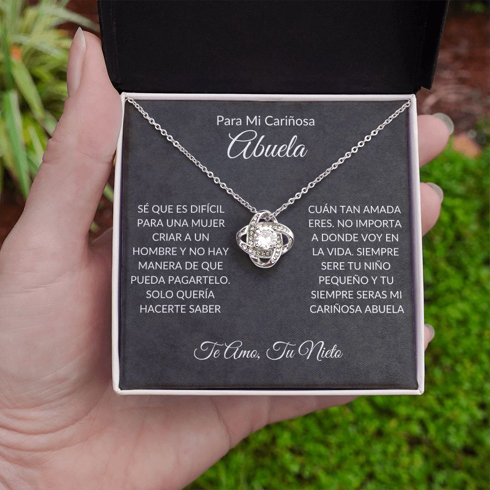 Para Mi Cariñosa Abuela | Collar Love Knot