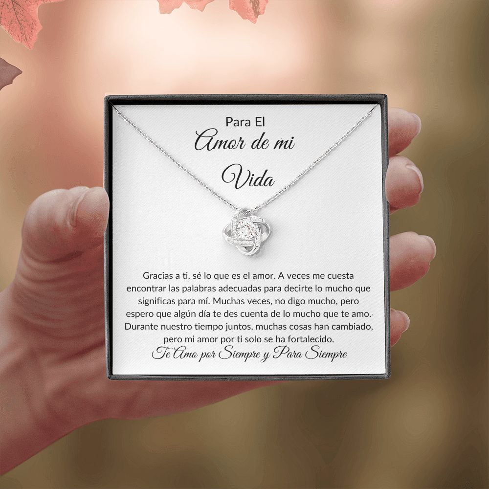 El Amor de mi Vida | Collar Love Knot