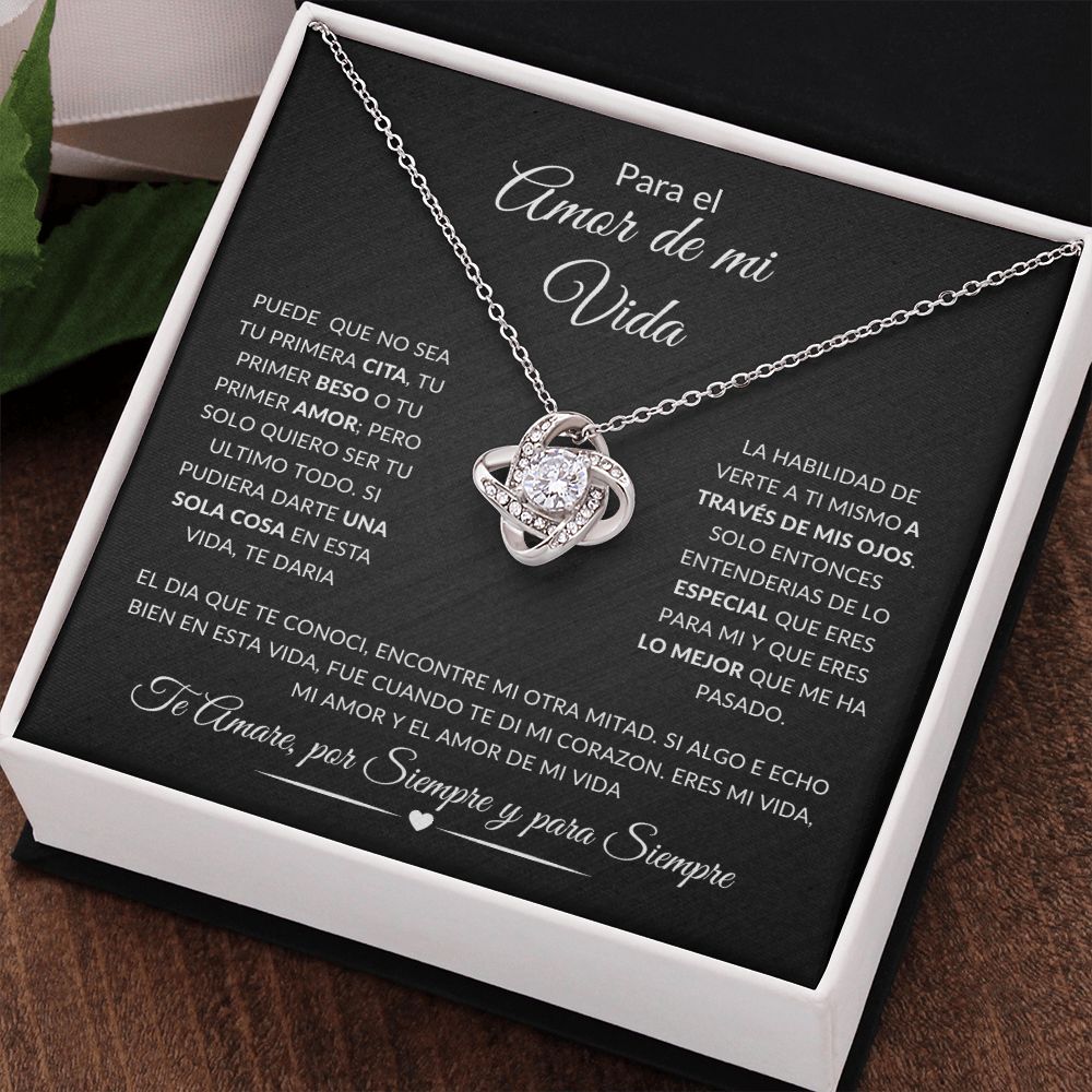El Amor de mi Vida | Collar Love Knot - BLK