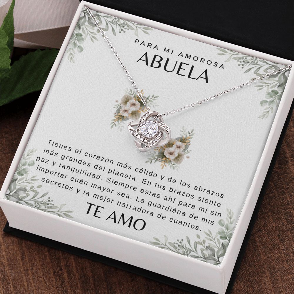 Para Mi Amorosa Abuela | Collar Love Knot
