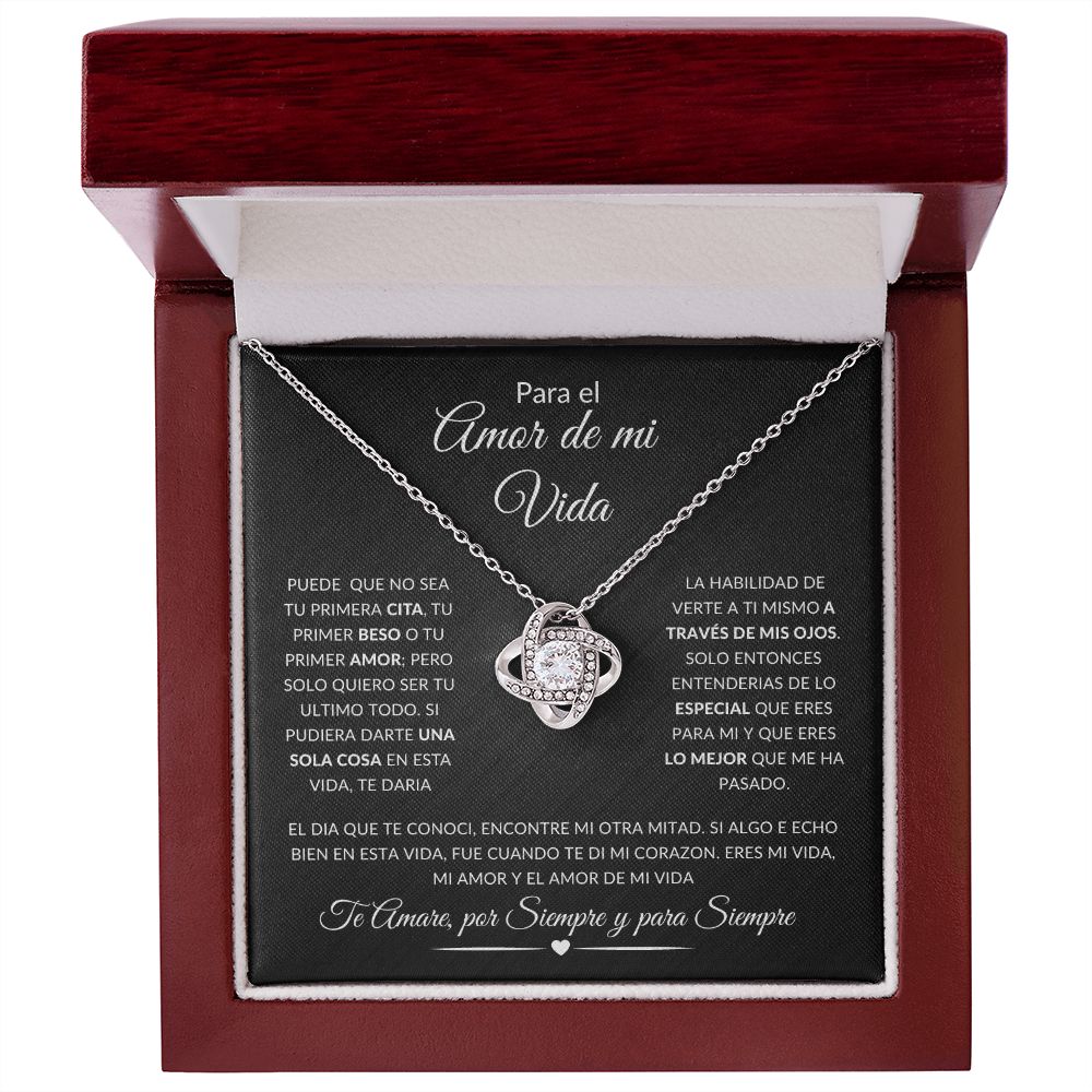 El Amor de mi Vida | Collar Love Knot - BLK