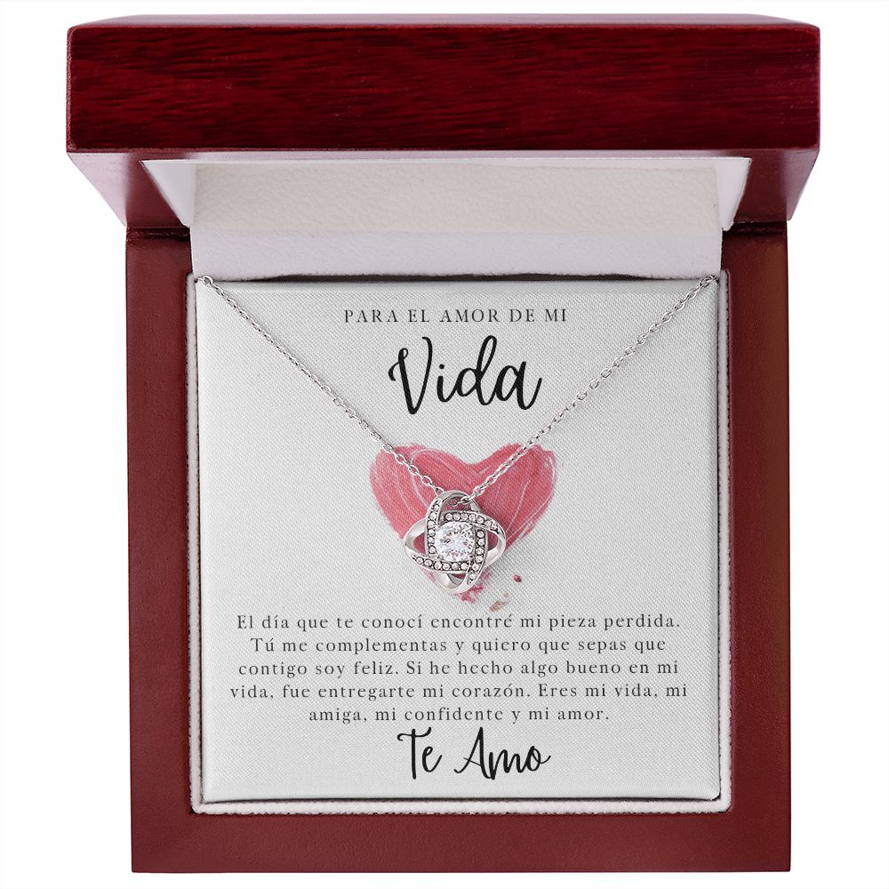 El Amor de mi Vida | Collar Love Knot - Corazón