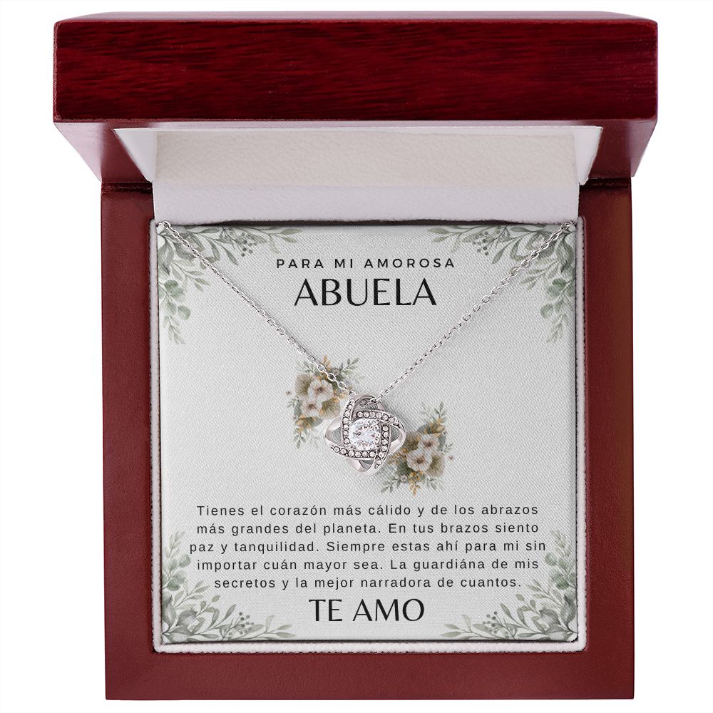Para Mi Amorosa Abuela | Collar Love Knot