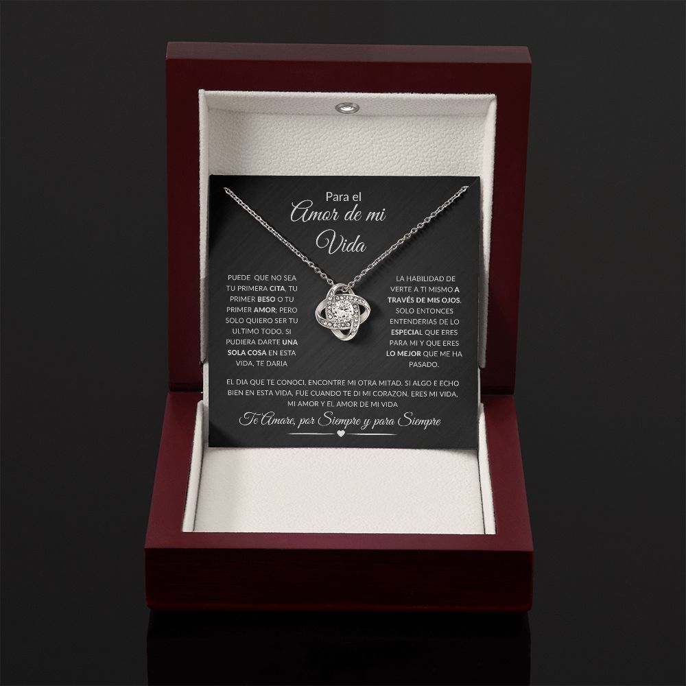 El Amor de mi Vida | Collar Love Knot - BLK