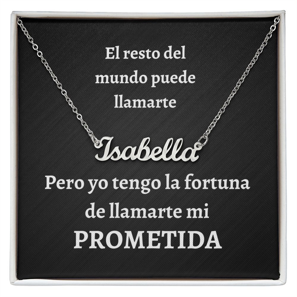 Name Necklace - Fiancee 