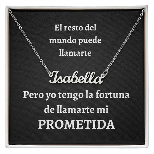 Collar con Nombre - Prometida