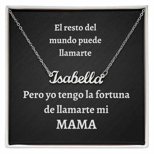 Collar con Nombre - Mama