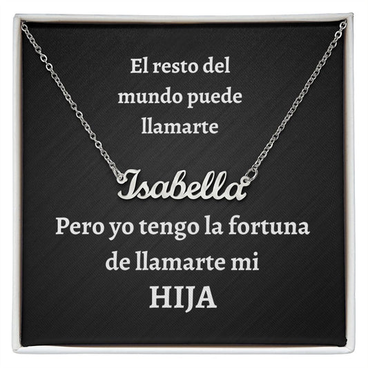 Collar con Nombre - Hija